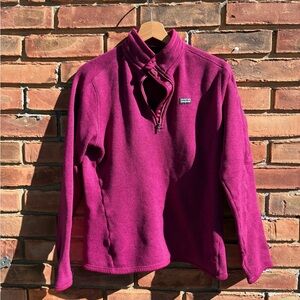 Patagonia Magenta Better Sweater Quarter-zip Fleece